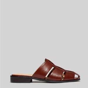 Madewell The Dixson Fisherman Mule in Apple Butter